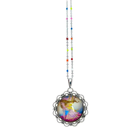 Fairy Fancy Rainbow Chain Necklace - Picture 3 of 9